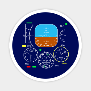 Airplane Cockpit Control Panel! Pilot Gift Magnet